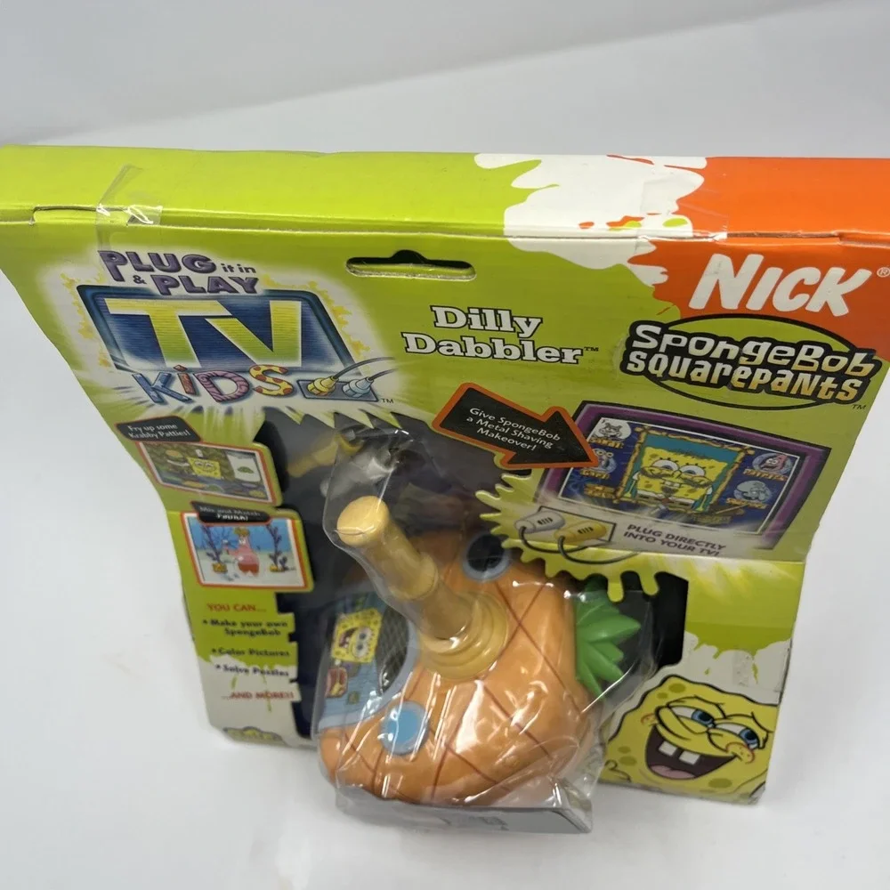 SpongeBob SquarePants Dilly Dabbler Plug n' Play TV Game by Jakks Pacific NEW